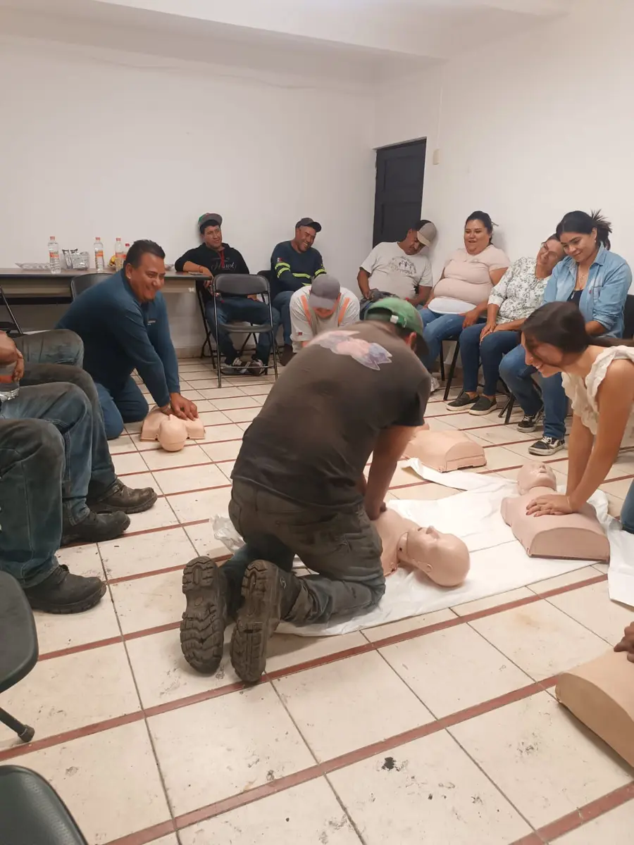 Práctica grupal de primeros auxilios